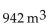 <strong>Evaluate. The volume of a cylinder with height h and radius r is given by . Find the volume of the cylinder. Use 3.14 for </strong> A) B) C) D)