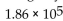Solve the problem. Express the answer in scientific notation to two decimals unless requested otherwise. -A light-year is the distance that light travels in one year. Find the number of miles in a light-year if light travels miles/second.