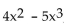 Evaluate the polynomial. --32 +   when x = -2