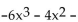 Evaluate the polynomial. -  x - 22, when x = 0
