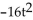 Solve the problem. -The height H (in feet) of a ball thrown into the air from the top of a building after t seconds is given by H = - + 70t + 215. Use the graph below to find the approximate value of + 70t + 215 for x = 4.