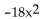 Identify the polynomial as a monomial, binomial, trinomial, or none of these. Give its degree. -