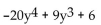 Identify the polynomial as a monomial, binomial, trinomial, or none of these. Give its degree. -