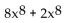Collect like terms. - 
