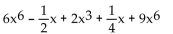 Collect like terms. - 