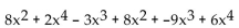 Collect like terms and then arrange in descending order. -