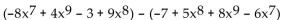 Subtract. - 