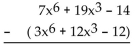 Subtract. - 