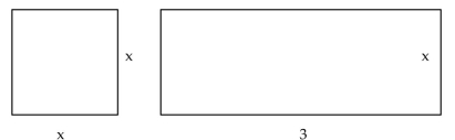 Solve the problem. -Find a polynomial for the sum of the areas of these rectangles.