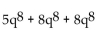 Collect like terms. - 