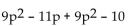 Collect like terms. - 
