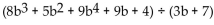 Write the word or phrase that best completes each statement or answers the question. -What must be done to the dividend before beginning the long division process for