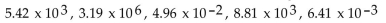 Write the word or phrase that best completes each statement or answers the question. -Rank the numbers in order from smallest to largest.