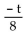 <strong>Solve using the multiplication principle. = 21</strong> A) -168 B) -147 C) -29 D) -160