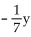 <strong>Solve using the multiplication principle. = 16</strong> A) -105 B) -96 C) -23 D) -112