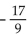 <strong>Solve. 9x + 5 = -22</strong> A) B) -3 C) -36 D) - 2