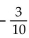 <strong>Solve. 4 + 10p = -6</strong> A) 1 B) C) D) - 1