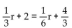 <strong>Solve. Clear fractions first. </strong> A) 4 B) 3 C) -4 D) -12