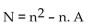 Evaluate the formula for the given values of the variables. -When all n teams in a league play every other team twice, a total of N games are played, where basketball league has 5 teams and all teams play each other twice. How many games are played?