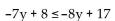 Solve using the addition and multiplication principles. - 
