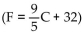 Solve the problem. -In order for a chemical reaction to take place, the Fahrenheit temperature of the reagents must be at least 118.51°F. Find the Celsius temperatures at which the reaction may occur.