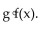 <strong>Find the requested composition of functions. Given f(x) = nd g(x) = x - 3, find </strong> A) B) - 3 C) D)