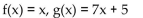 <strong>Find f(x) and g(x) such that h(x) = h(x) = </strong> A) B) C) D)