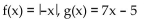 <strong>Find f(x) and g(x) such that h(x) = h(x) = </strong> A) B) C) D)