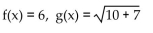 <strong>Find f(x) and g(x) such that h(x) = h(x) = </strong> A) B) C) D)