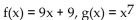 <strong>Find f(x) and g(x) such that h(x) = h(x) = </strong> A) B) C) D)