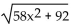 <strong>Find f(x) and g(x) such that h(x) = h(x) = </strong> A) B) C) D)
