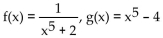 <strong>Find f(x) and g(x) such that h(x) = h(x) = </strong> A) B) C) D)