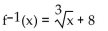 <strong>Determine whether the given function is one-to-one. If so, find a formula for the inverse. f(x) = </strong> A) B) C) Not a one-to-one function D)