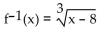 <strong>Determine whether the given function is one-to-one. If so, find a formula for the inverse. f(x) = </strong> A) B) C) Not a one-to-one function D)