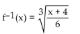 <strong>Determine whether the given function is one-to-one. If so, find a formula for the inverse. f(x) = </strong> A) B) C) Not a one-to-one function D)