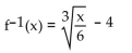 <strong>Determine whether the given function is one-to-one. If so, find a formula for the inverse. f(x) = </strong> A) B) C) Not a one-to-one function D)