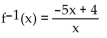 <strong>Determine whether the given function is one-to-one. If so, find a formula for the inverse. f(x) = </strong> A) B) C) Not a one-to-one function D)