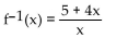 <strong>Determine whether the given function is one-to-one. If so, find a formula for the inverse. f(x) = </strong> A) B) C) Not a one-to-one function D)