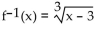 <strong>Determine whether the given function is one-to-one. If so, find a formula for the inverse. f(x) = </strong> A) B) Not a one-to-one function C) D)