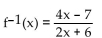 <strong>Determine whether the given function is one-to-one. If so, find a formula for the inverse. f(x) = </strong> A) Not a one-to-one function B) C) D)