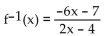 <strong>Determine whether the given function is one-to-one. If so, find a formula for the inverse. f(x) = </strong> A) Not a one-to-one function B) C) D)