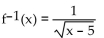 <strong>Determine whether the given function is one-to-one. If so, find a formula for the inverse. f(x) = </strong> A) B) C) Not a one-to-one function D)