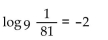 Convert to an exponential equation. - 