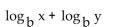 Express as a single logarithm. - 
