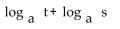Express as a single logarithm. - 