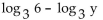 Express as a single logarithm. - 