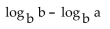 Express as a single logarithm. - 
