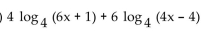 Express as a single logarithm. - 