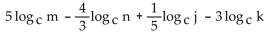 Express as a single logarithm. - 