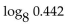 Use a calculator and the change-of-base formula to find the logarithm to four decimal places. -